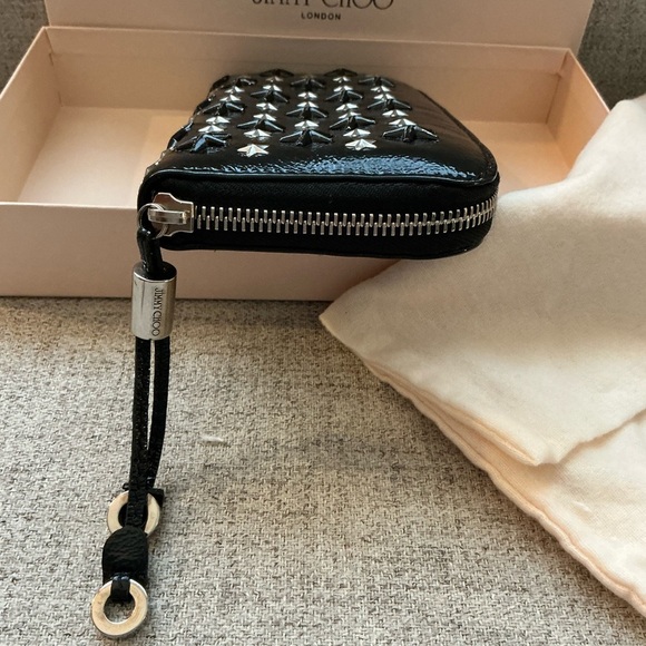 Jimmy Choo Filipa Star Studded Zip Around Wallet. - Picture 8 of 11